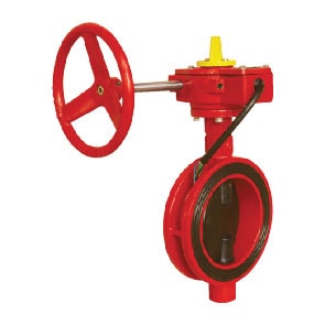 Fireguard Butterfly Valve Wafer Type 300 PSI DN65